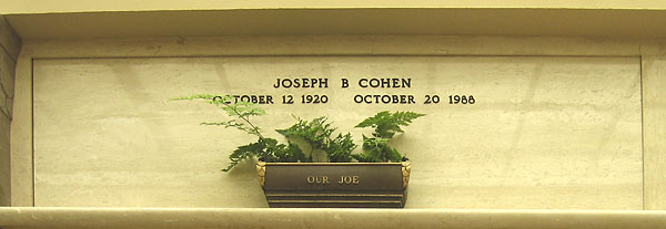 Joe Cohen's cryptstone