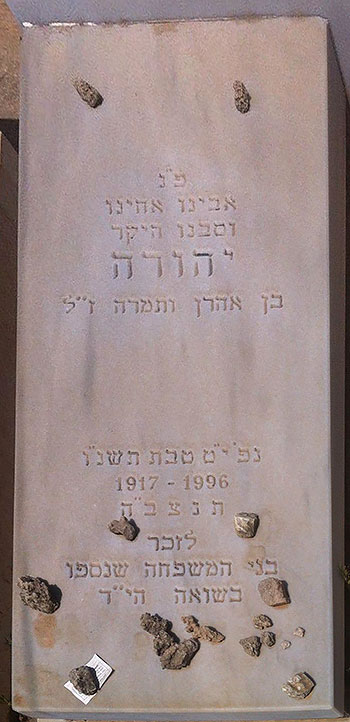 Judah Lewin's Gravestone