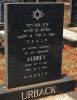 Aubrey Urbach's headstone
