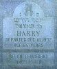 Harry Andurer's headstone (closeup)