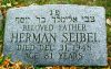 Herman (Hersch Melech) Seibel's headstone