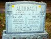 Minna & Sol Auerbach's headstone
