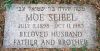 Moe Seibel's footstone