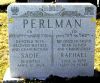 Raphael & Sadie Perlman's Headstone