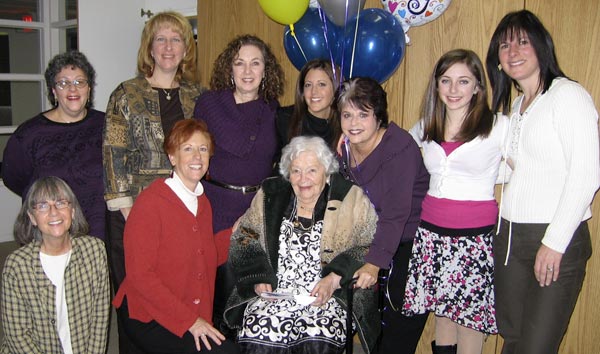 Perlman women at Bea's 90th Birthday (2005)