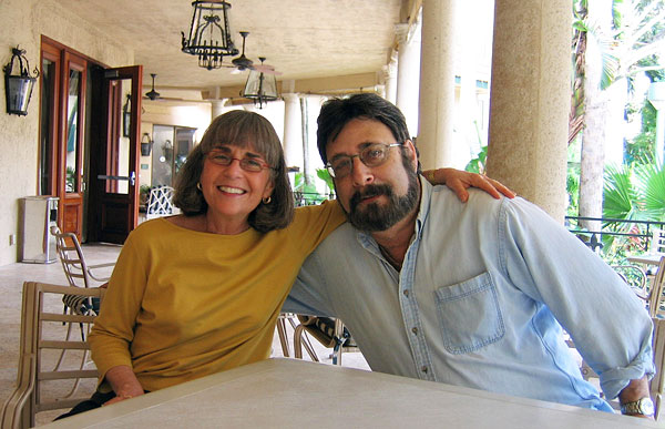 Bonnie Haft Franks with cousin Joel Pearlman (2004)