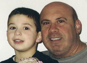 Elijah Farkash with Dad (2005)