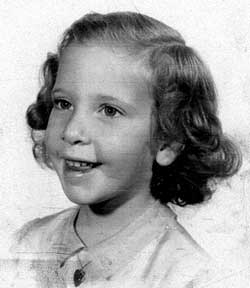 Judy Perlman as a young girl
