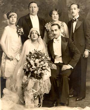 Family Portrait at Lila & Dave's Wedding (1929)