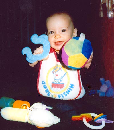 Corey Crowley as a baby