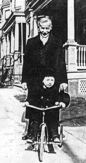 Herman Seibel with grandson Robert