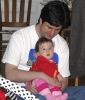 Alex Bilsky with 6-month old Anna (2005)