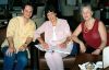 Andrzej Seibel and mother Wanda with Roni Seibel Liebowitz (Warsaw, 2001)