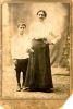 Irving Auerbach and grandmother Leah Bilsky (1913?)