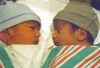 Niko and Shayla as infants (1999)
