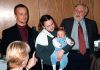 Paul and Nell White with baby Gabriel and Grandpa Jim (2001)