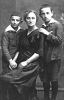 Shlomo, Syma, and Aubrey Urbach (abt 1925)