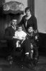 William & Bessie Bilsky with baby Malcolm and Zecil (1924)