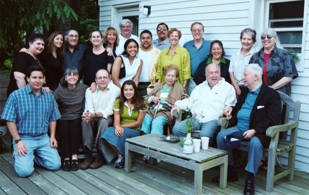 Perlman cousins at First Reunion (June 2002) [click on a face for person's name and to link to his/her individual page]