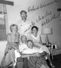 Charles and daughter Helene Perlman with Sophie & Dave Kronish and Robert Aronson (abt 1948)