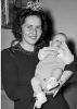 Mildred with baby Jerry (1943)